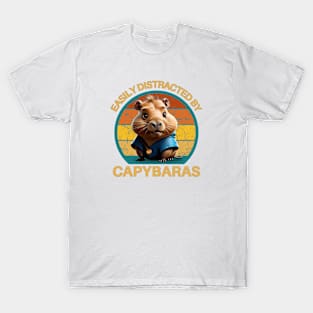 Easily Distracted By Capybaras T-Shirt